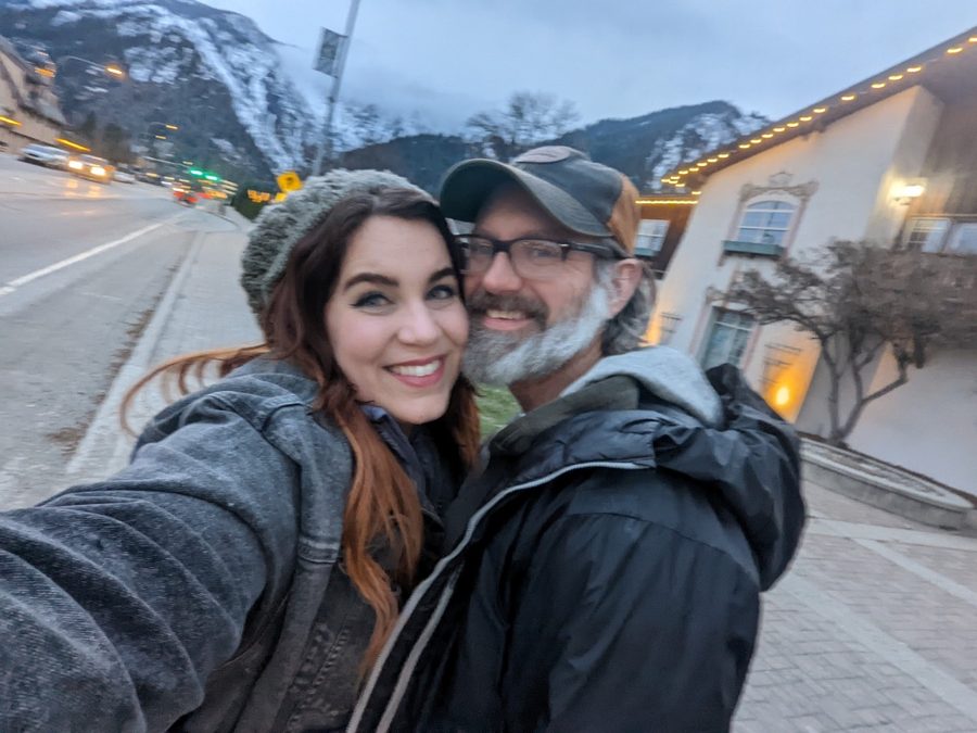 Steve and Nichole in the snow